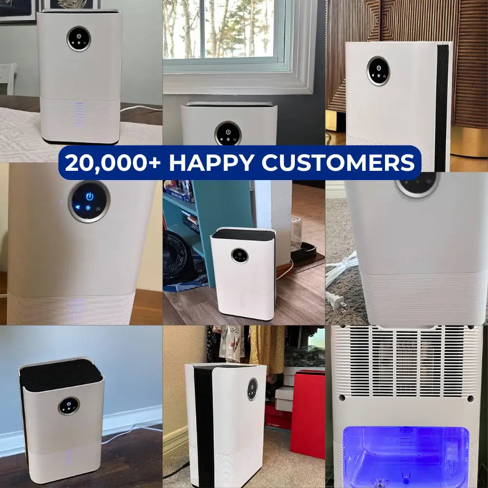 Drimo Pro Compact Dehumidifier - Powerful 1L/Day