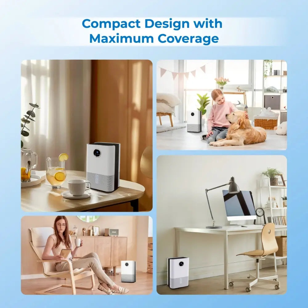 Drimo Pro Compact Dehumidifier - Powerful 1L/Day