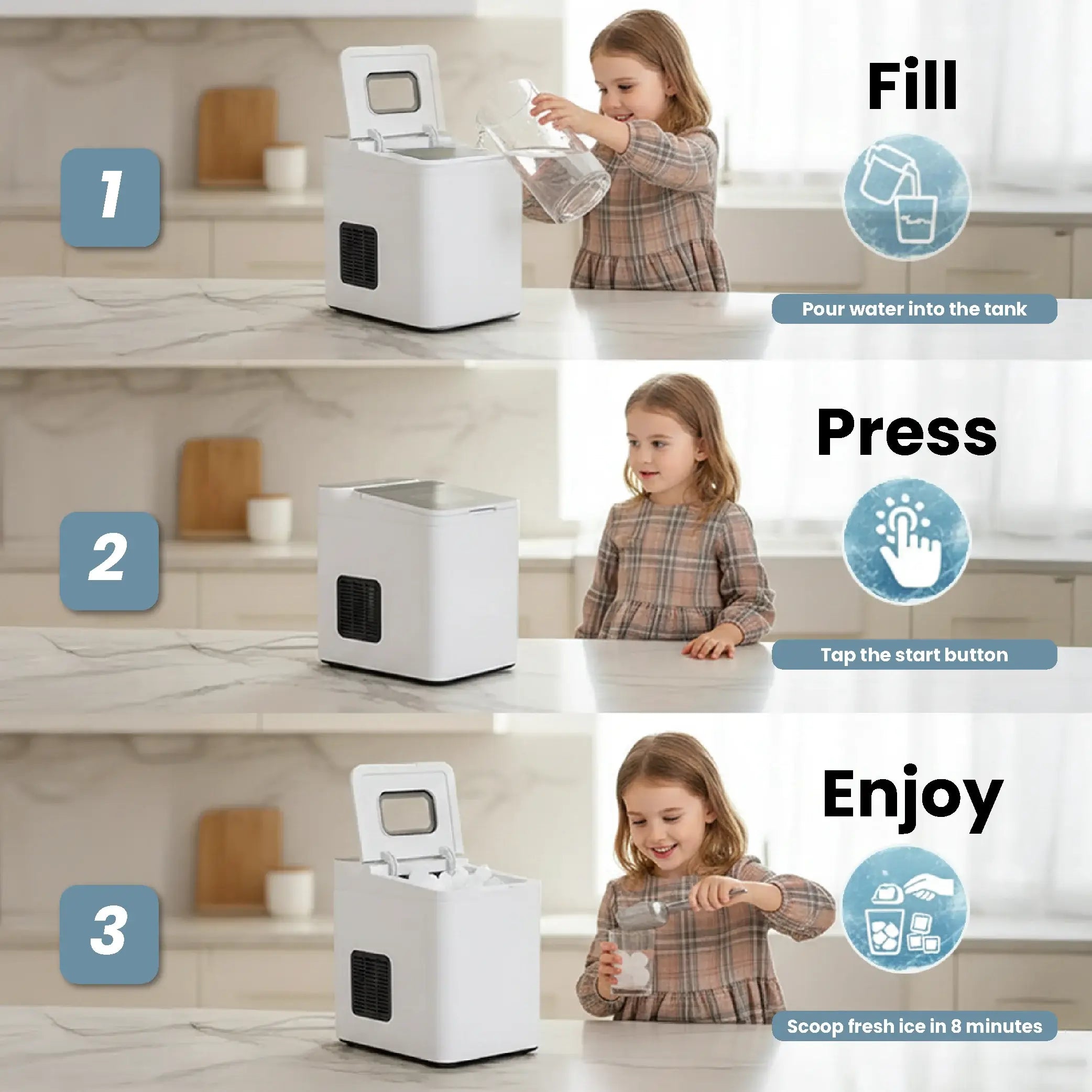 Drimo Portable Ice Maker